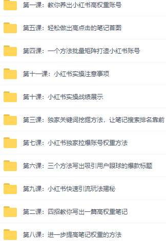 图片[3]-【副业项目3438期】小红书运营引流+微信营销策划引流，每天轻松引200+精准粉（两套系列课程）-万图副业网