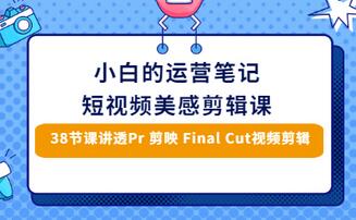 【副业项目3488期】短视频剪辑免费教学视频（小白也能学会的短视频美感剪辑课）-万图副业网