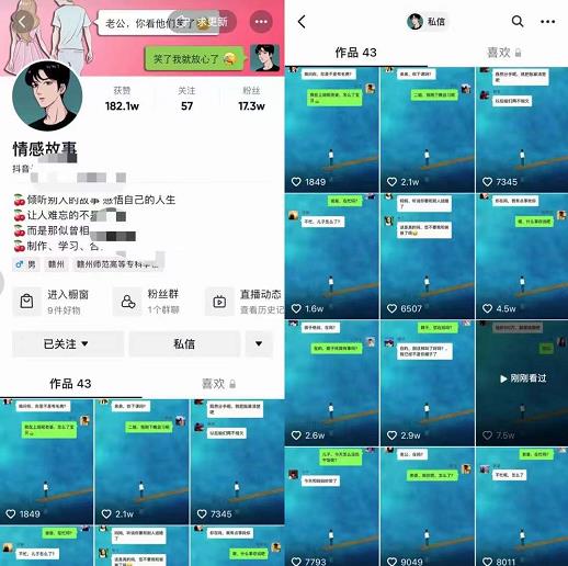 图片[2]-【副业项目3582期】抖音情感故事账号操作教学，手机操作，吸粉能力超强的起号思路-万图副业网