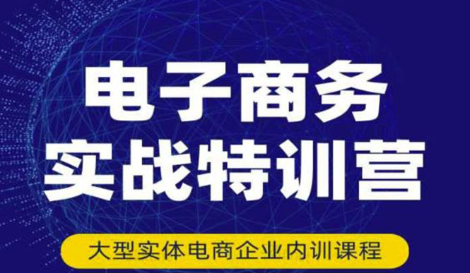 【副业项目3612期】想做电商怎么起步：电商实战特训营，全方位带你入门电商-万图副业网