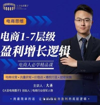 图片[2]-【副业项目3849期】电商1-7层级盈利增长底层逻辑课：用简单的话，让你掌握电商盈利的底层逻辑-万图副业网