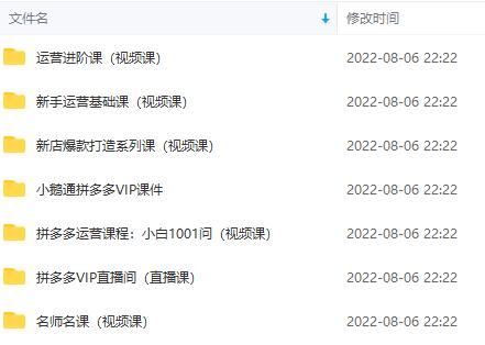 图片[2]-【副业项目3861期】拼多多运营课程合集：从新手到运营进阶，拼多多新手开店教程视频-万图副业网