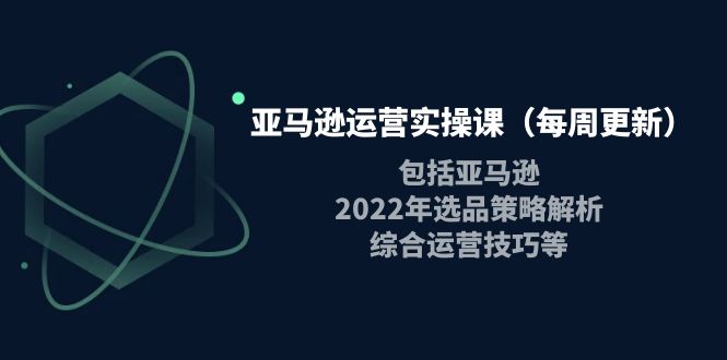 【副业项目4284期】亚马逊运营实操课：包括亚马逊2022选品策略解析，综合运营技巧等-万图副业网