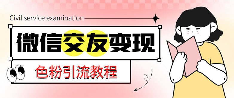 【副业项目5402期】微信交友变现项目，吸引全网LSP男粉精准变现，小白也能轻松上手，日入500+-万图副业网