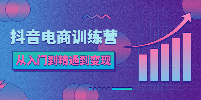 【副业项目5717期】抖音电商训练营：从入门到精通，从账号定位到流量变现，抖店运营实操-万图副业网