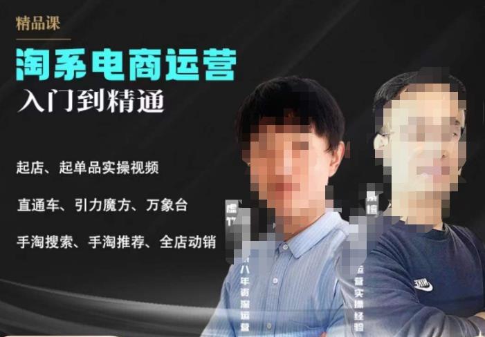 【副业项目6098期】2023手淘搜索实操课+体系化课程，​起店起单品实操视频课程-万图副业网