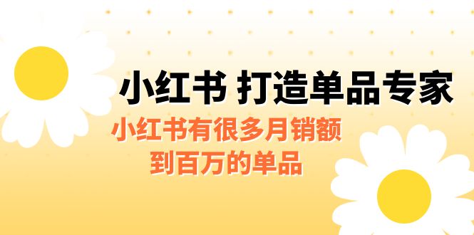 【副业项目6692期】某公众号付费文章《小红书 打造单品专家》小红书有很多月销额到百万的单品-万图副业网