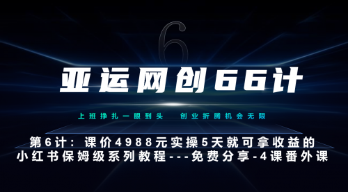 【副业项目7228期】小红书第4课-黑科技带来流量巨变-万图副业网