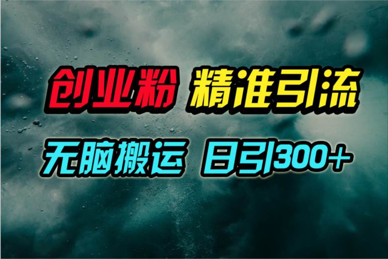 视频号纯搬运日引300+创业粉教程！-万图副业网