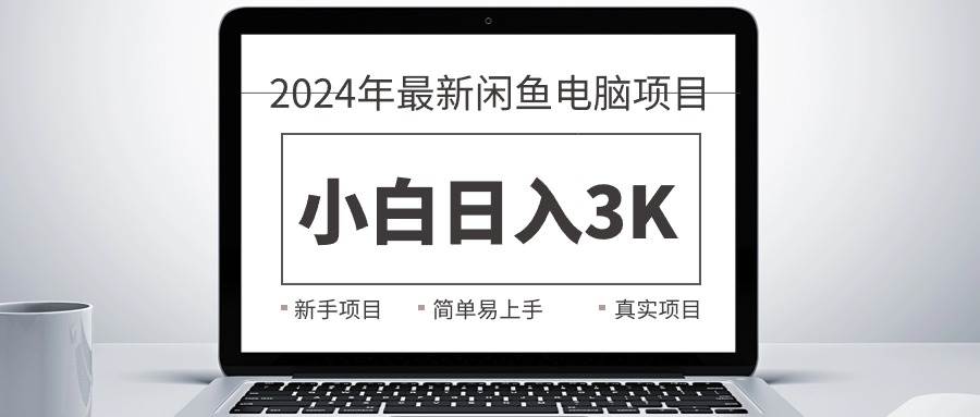 2024最新闲鱼卖电脑项目，新手小白日入3K+，最真实的项目教学-万图副业网