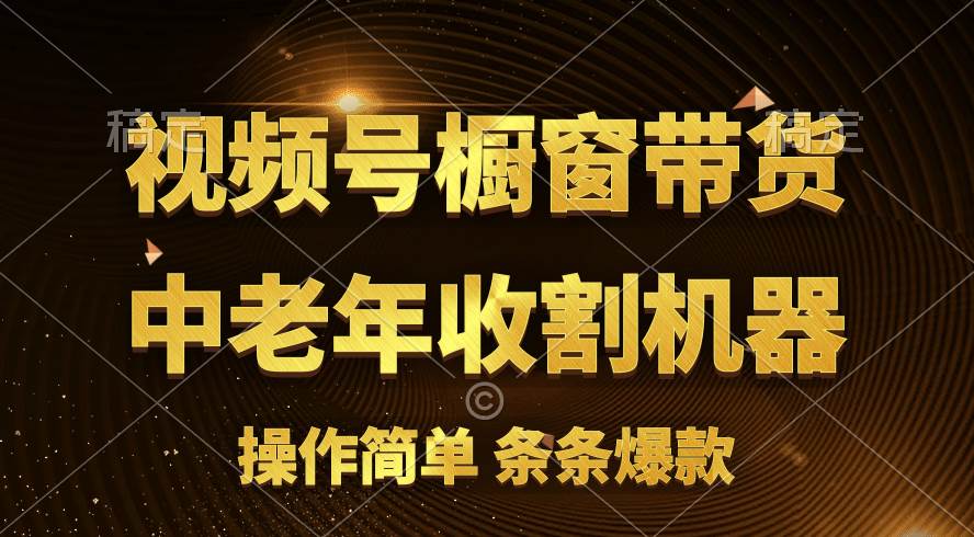 [你的孩子成功取得高位]视频号最火爆赛道，橱窗带货，流量分成计划，条…-万图副业网