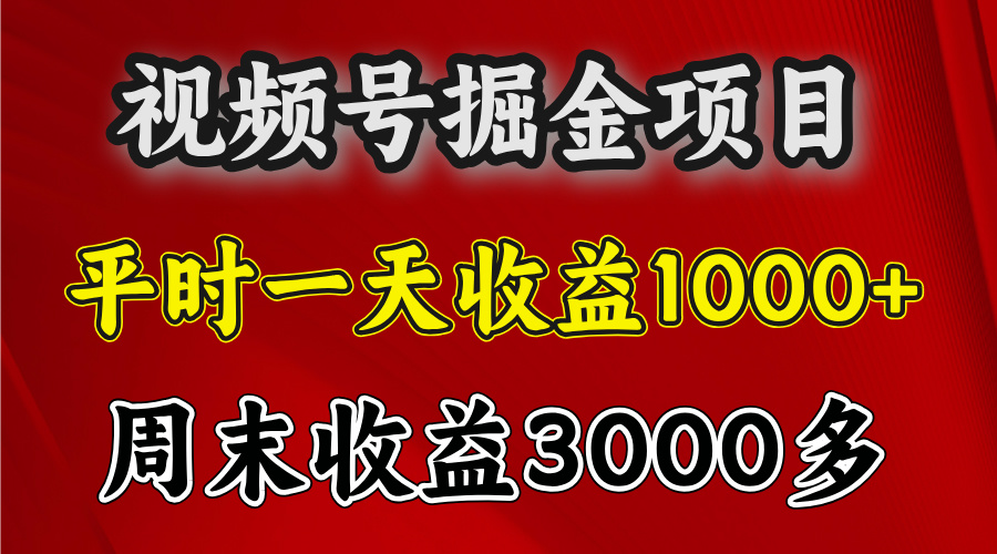 官方项目，一周一结算，平时收益一天1000左右，周六周日收益还高-万图副业网