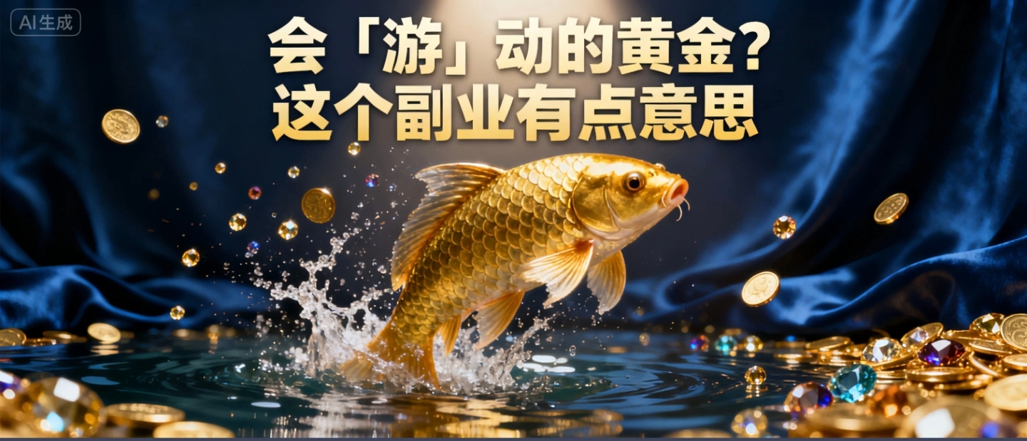 单号月销1.5W+！AI“凭空造鱼”带货新玩法，小白3分钟出一个爆款视频-万图副业网